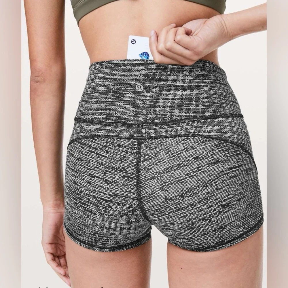 Lululemon Black & Gray Shorts - Picture 2 of 13